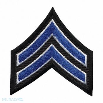 HEROS PRIDE Embrdrd Patch CPL Royal Blue/Wht/Blck PR, 24GU15