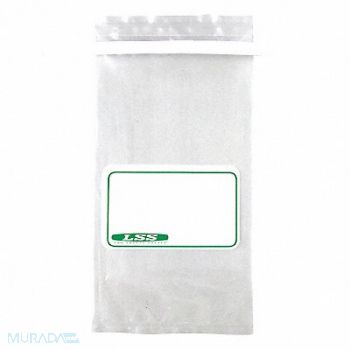 LAB SAFETY SUPPLY Sampling Bag Write-On 18 oz PK500, 24J923