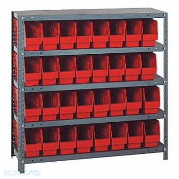 QUANTUM STORAGE SYSTEMS G6982 Bin Shlvng 12inx39inx36in Red, 24K025