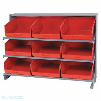 QUANTUM STORAGE SYSTEMS G7015 Bench Pick Rack 12x27x36in Red, 24K040