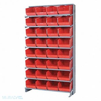 QUANTUM STORAGE SYSTEMS G7018 Pick Rack 12inx64inx36in Red, 24K043