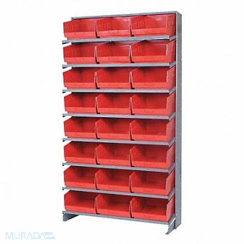 QUANTUM STORAGE SYSTEMS G7019 Pick Rack 12inx64inx36in Red, 24K044