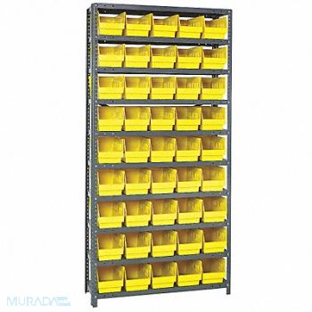 QUANTUM STORAGE SYSTEMS G6995 Bin Shlvng 18inx75inx36in Yellow, 24K058