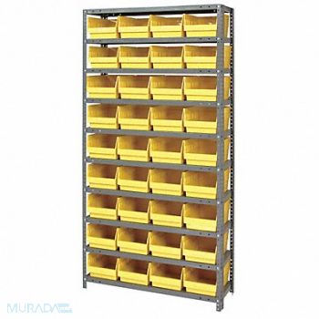 QUANTUM STORAGE SYSTEMS G6996 Bin Shlvng 18inx75inx36in Yellow, 24K059