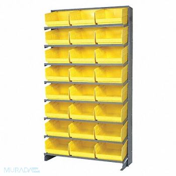 QUANTUM STORAGE SYSTEMS G7019 Pick Rack 12inx64inx36in Yellow, 24K072