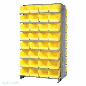 QUANTUM STORAGE SYSTEMS G7010 Pick Rack 24inx64inx36in Yellow, 24K075