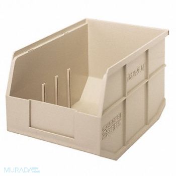 QUANTUM STORAGE SYSTEMS G7043 Shelf Bin Ivory Polypropylene 7 in, 24K151