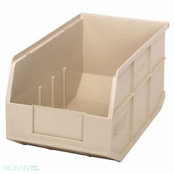 QUANTUM STORAGE SYSTEMS G7046 Shelf Bin Ivory Polypropylene 7 in, 24K154