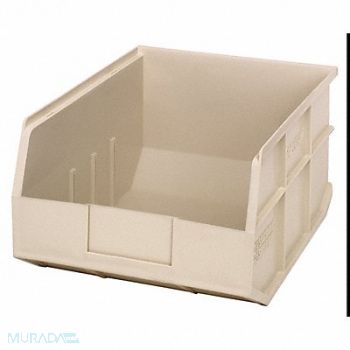 QUANTUM STORAGE SYSTEMS G7047 Shelf Bin Ivory Polypropylene 7 in, 24K155