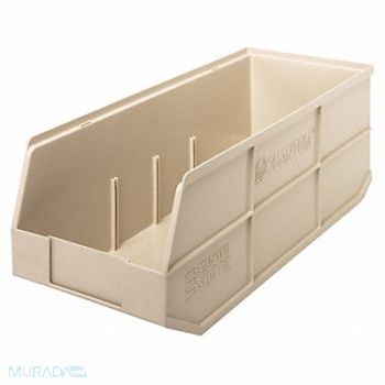 QUANTUM STORAGE SYSTEMS G7051 Shelf Bin Ivory Polypropylene 7 in, 24K159