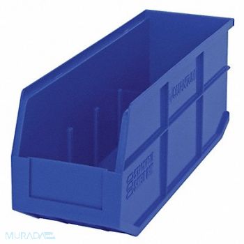 QUANTUM STORAGE SYSTEMS G7048 Shelf Bin Blue Polypropylene 7 in, 24K180