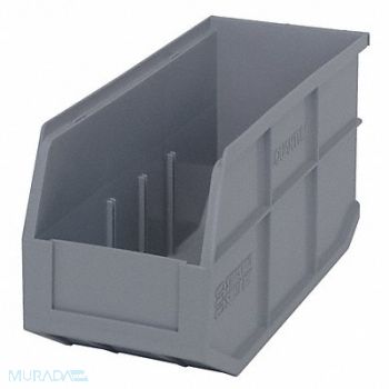 QUANTUM STORAGE SYSTEMS G7045 Shelf Bin Gray Polypropylene 7 in, 24K198