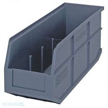 QUANTUM STORAGE SYSTEMS G7048 Shelf Bin Gray Polypropylene 7 in, 24K202