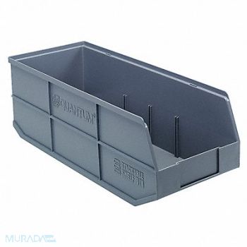 QUANTUM STORAGE SYSTEMS G7051 Shelf Bin Gray Polypropylene 7 in, 24K205