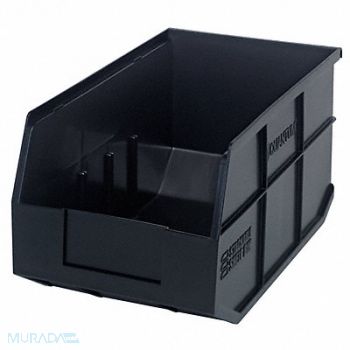QUANTUM STORAGE SYSTEMS G7046 Shelf Bin Black Polypropylene 7 in, 24K221
