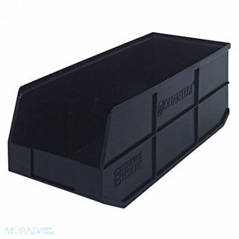 QUANTUM STORAGE SYSTEMS G7051 Shelf Bin Black Polypropylene 7 in, 24K226