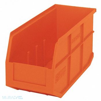 QUANTUM STORAGE SYSTEMS G7045 Shelf Bin Orange Polypropylene 7 in, 24K241
