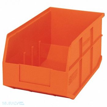 QUANTUM STORAGE SYSTEMS G7046 Shelf Bin Orange Polypropylene 7 in, 24K242