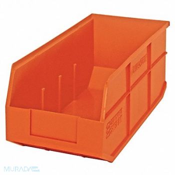 QUANTUM STORAGE SYSTEMS G7049 Shelf Bin Orange Polypropylene 7 in, 24K245