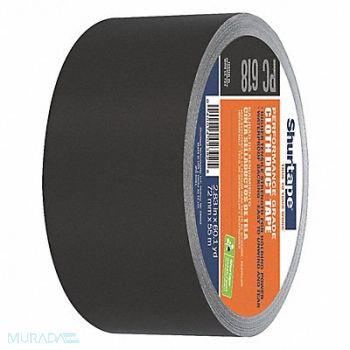 SHURTAPE Duct Tape Black 2 13/16inx60 yd PK16, 24K289