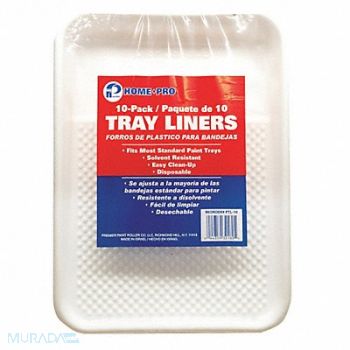 GRAINGER APPROVED Paint Tray Liner 1 qt 2 15 1/2 L PK10, 24K690