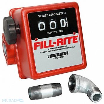 FILL-RITE Meter Assembly Liter, 24KJ39