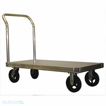 B P MANUFACTURING Platform Truck Smooth Plate Deck 60x30, 24L332