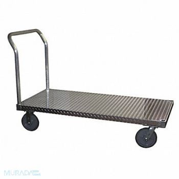 B P MANUFACTURING Platform Truck Tread Plate Deck 72x30, 24L344