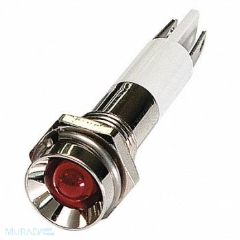 GRAINGER APPROVED Protrude Indicator Light Red 110VAC, 24M057