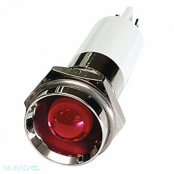 GRAINGER APPROVED Protrude Indicator Light Red 110VAC, 24M124
