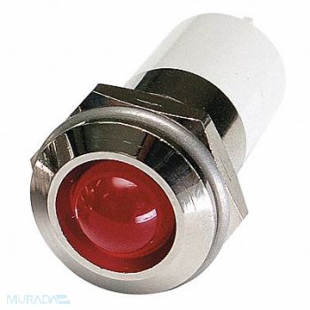 GRAINGER APPROVED Round Indicator Light Red 3VDC, 24M142