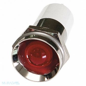 GRAINGER APPROVED Protrude Indicator Light Red 24VDC, 24M157