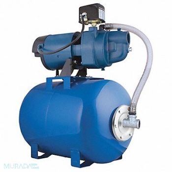 FLINT WALLING Well Jet Pump System 1/2 HP 8.5 gal tank, 24PR57