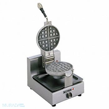 WELLS MANUFACTURING Belgian Waffle Baker Single 900 Watt, 24T808