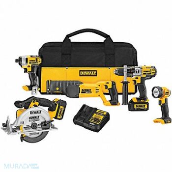 DEWALT Cordless Combination Kit 5 Tools 20V DC, 24T871