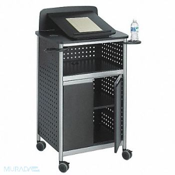 SAFCO Lectern Steel Black 49-3/4x28-3/4x22, 619U31