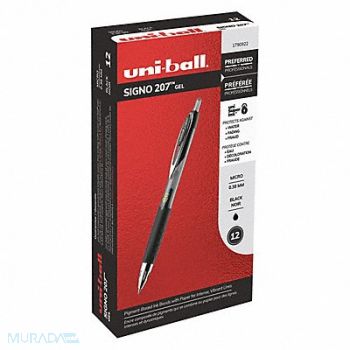 UNI-BALL Rollerball Pens Black PK12, 24U028