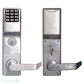 TRILOGY Electronic Lock Brushed Chrome 12 Button, 24U101