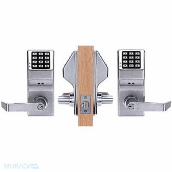 TRILOGY Electronic Lock Brushed Chrome 12 Button, 24U102