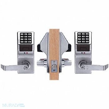 TRILOGY Electronic Lock Brushed Chrome 12 Button, 24U104