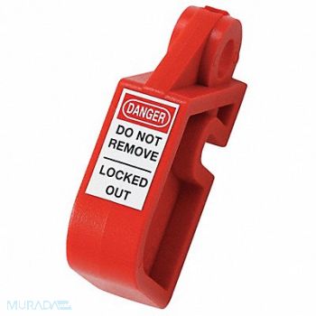 BRADY Circuit Breaker Lockout Red Clamp-On, 24UY92