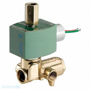 REDHAT Solenoid Valve with ManualOperator Brass, 24W674
