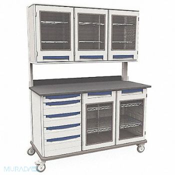 METRO Mobile Work Center H 81-1/2 x W 63-3/16, 24X111