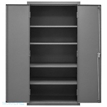 DURHAM MFG Storage Cabinet 84 x36 x24 Gray 4Shlv, 16D681