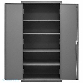 DURHAM MFG Storage Cabinet 72 x36 x24 Gray 4Shlv, 16D680