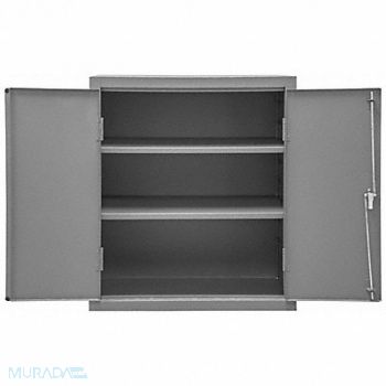 DURHAM MFG Storage Cabinet 42 x36 x24 Gray 2Shlv, 16D679