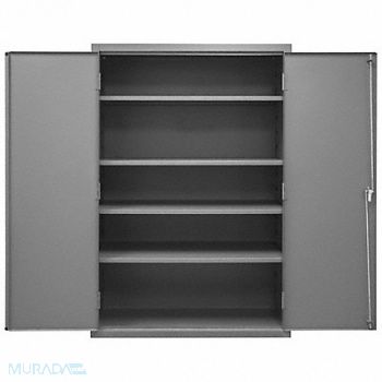 DURHAM MFG Storage Cabinet 84 x48 x24 Gray 4Shlv, 16D684