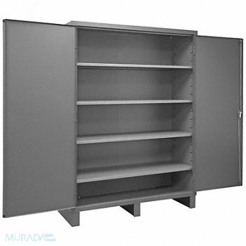 DURHAM MFG Storage Cabinet 84 x60 x24 Gray 4Shlv, 16D685