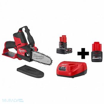 MILWAUKEE M12 HATCHET 6 Pruning Saw Kit + Battery, 385XM4