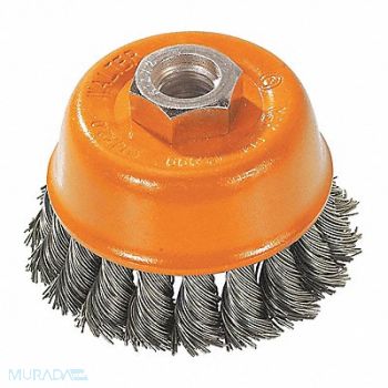 WALTER SURFACE TECHNOLOGIES Cup Brush Knot-twisted 3 D X M14x2, 252Z10
